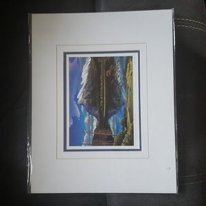 Mt Rundle from Second Vermilion Lake Signed Print by Robert Jones